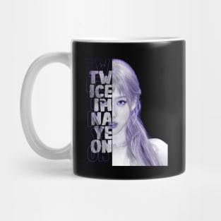 Twice Im Nayeon Typography portrait text design Mug